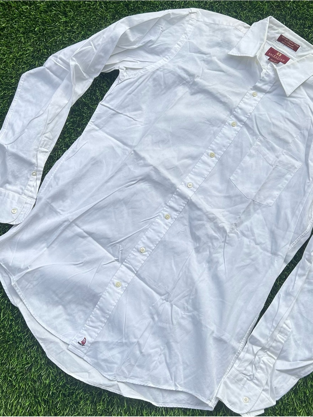 Nordstrom White Long-Sleeve Dress Shirt